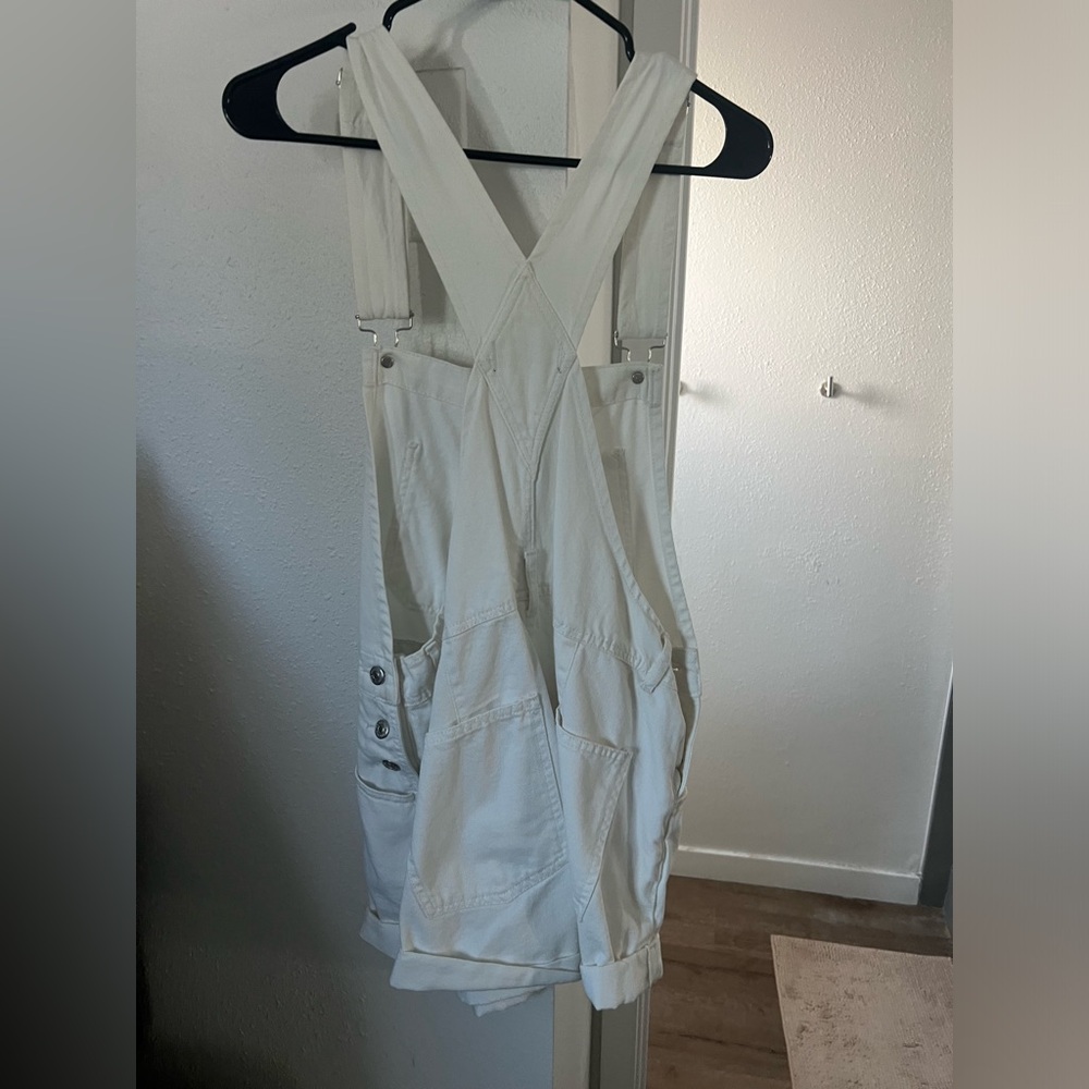 Free People Cream Jumpsuit